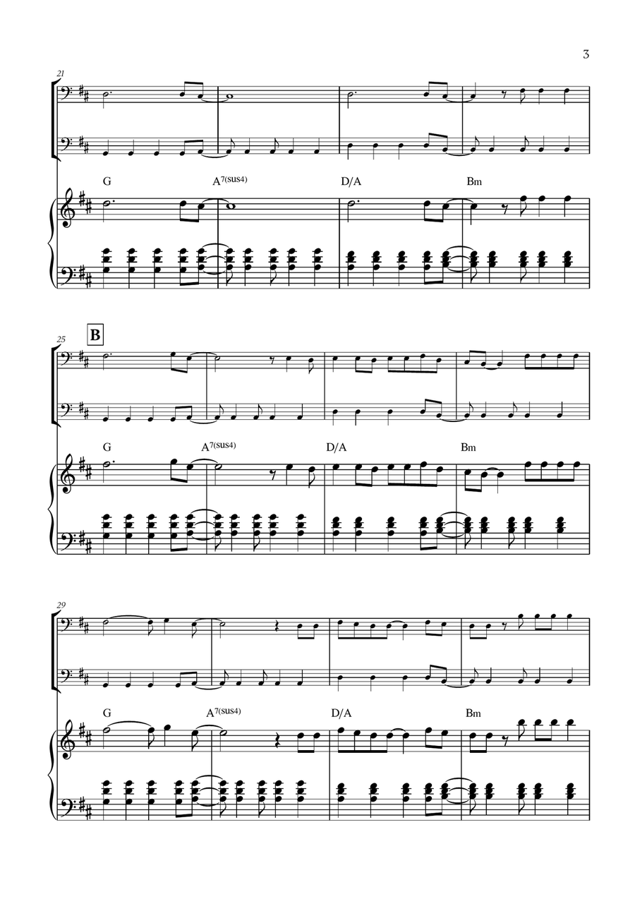 Viva La Vida Viva La Vida String Duet scores gallery preview page 3