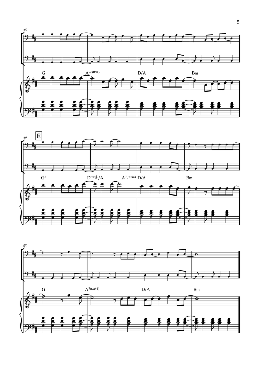 Viva La Vida Viva La Vida String Duet scores gallery preview page 5