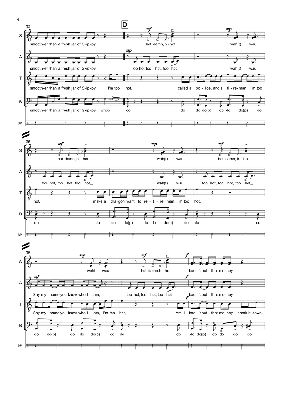 Uptown Funk Uptown Funk Divisi scores gallery preview page 4