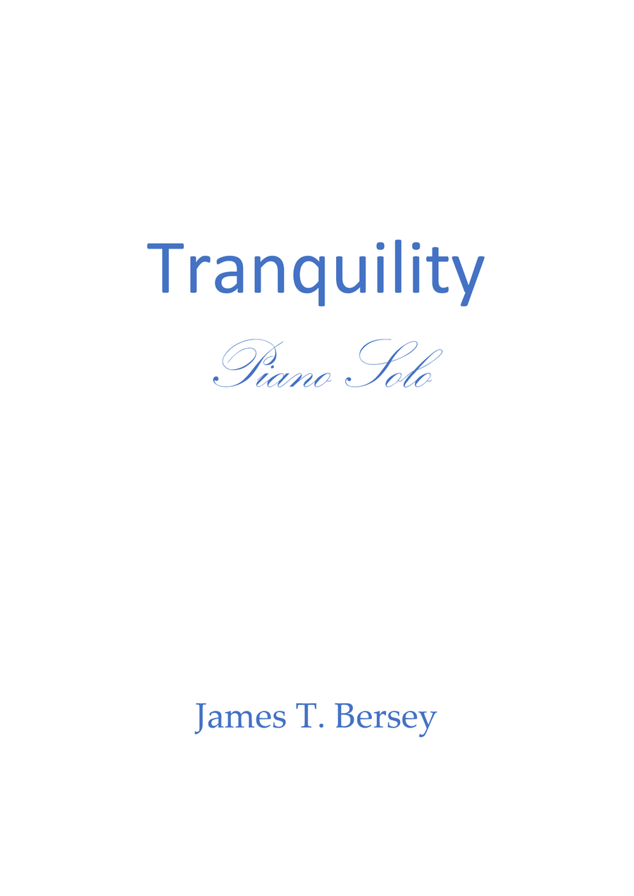 Tranquility - Piano Solo Tranquility - Piano Solo Piano Solo scores gallery preview page 3