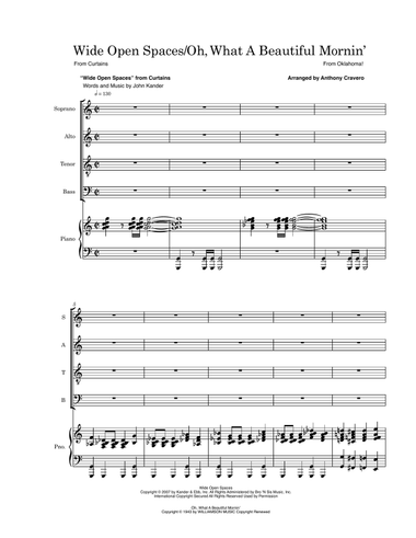Medley: Wide Open Spaces with Oh, What A Beautiful Mornin'