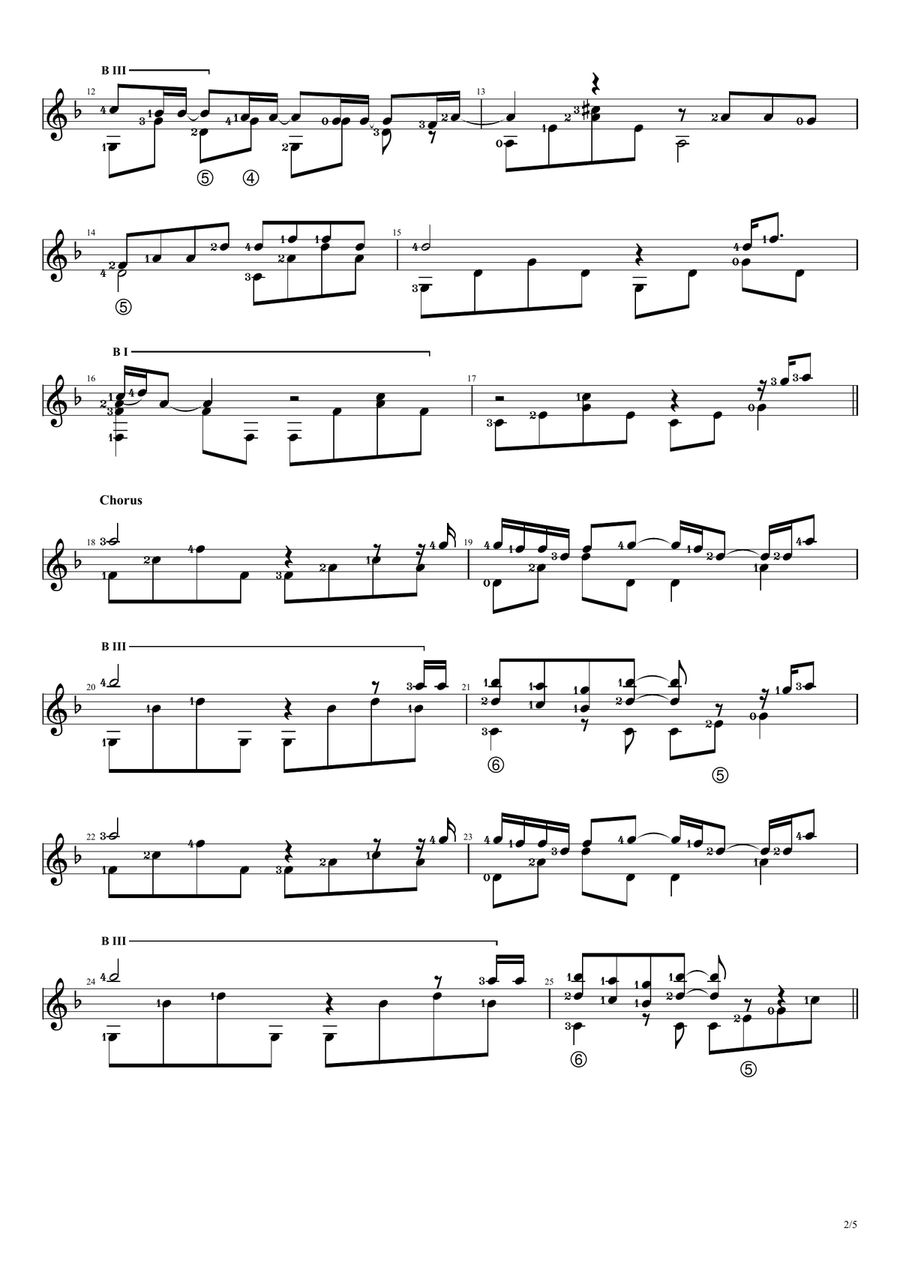 Without You Without You Acoustic Guitar scores gallery preview page 2