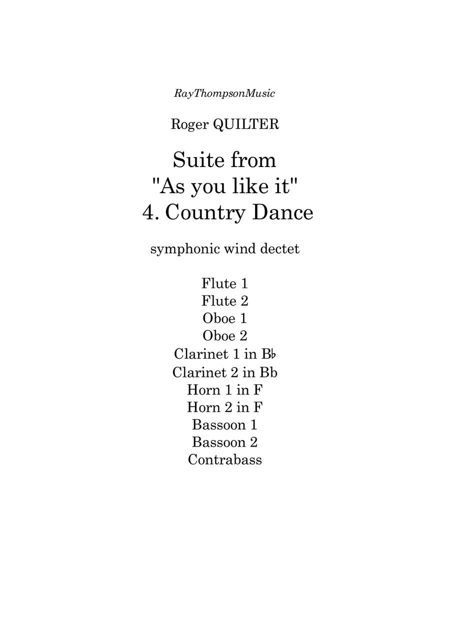 Quilter: Suite from 
