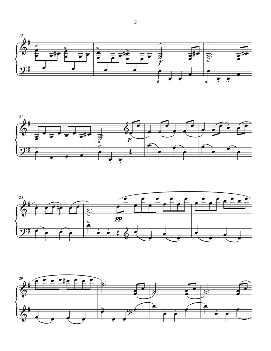 Grieg - Rigaudon from Holberg Suite Piano Solo scores gallery preview page 2