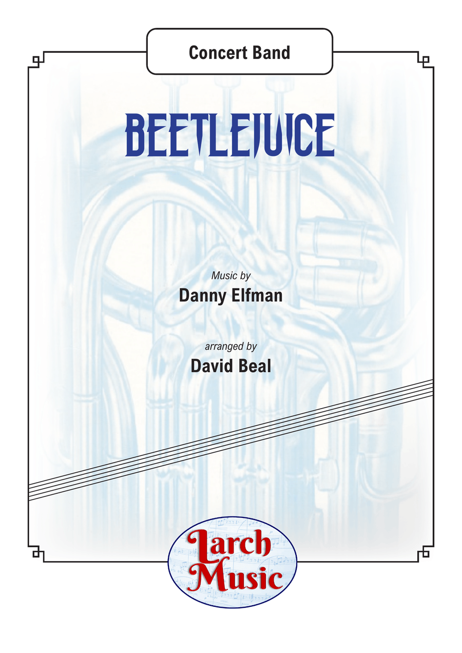 Beetlejuice (Main Theme) Concert Band scores gallery preview page 1