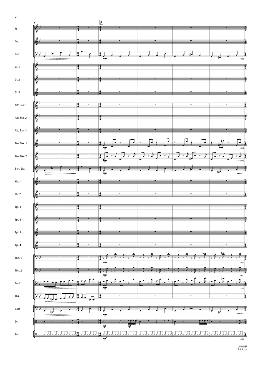 Beetlejuice (Main Theme) Concert Band scores gallery preview page 3