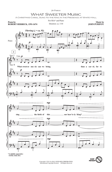 What Sweeter Music