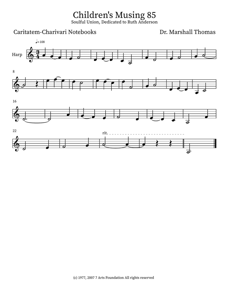 Children's Musing 85 Children's Musing 85 Small Ensemble scores gallery preview page 3
