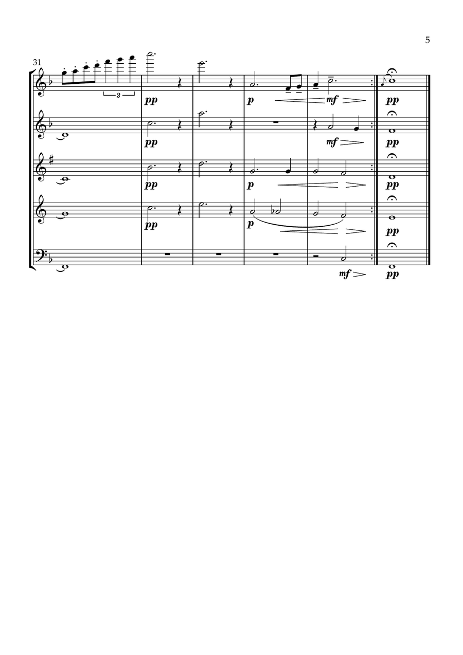 Varen. Varen. Woodwind Quintet scores gallery preview page 5
