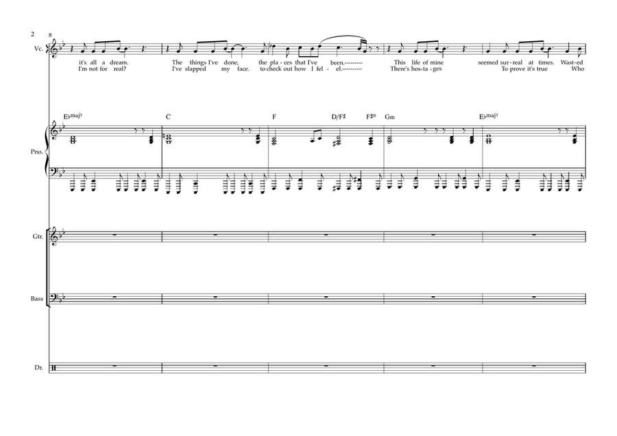 Wasteland Wasteland Small Ensemble scores gallery preview page 2