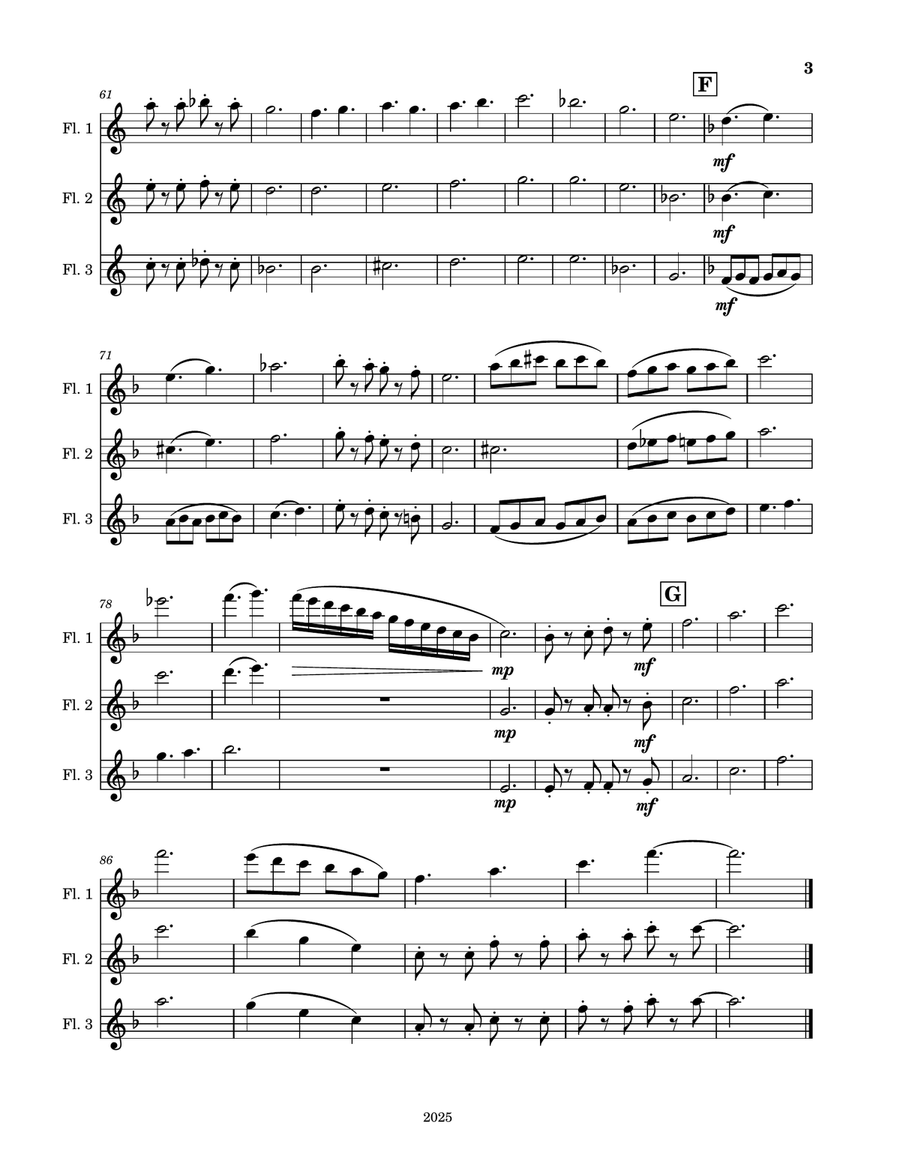 Hop Along Hop Along Woodwind Trio scores gallery preview page 3