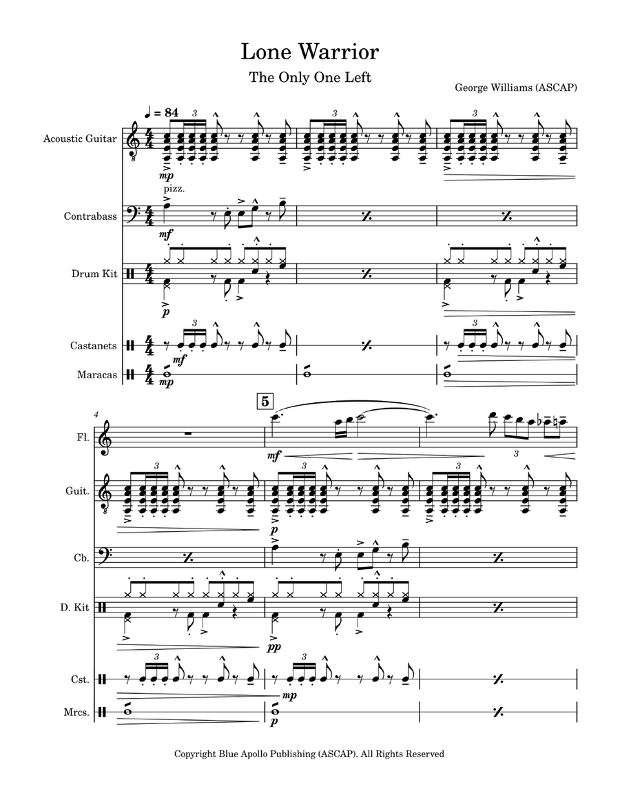 Lone Warrior Lone Warrior Chamber Music scores gallery preview page 2