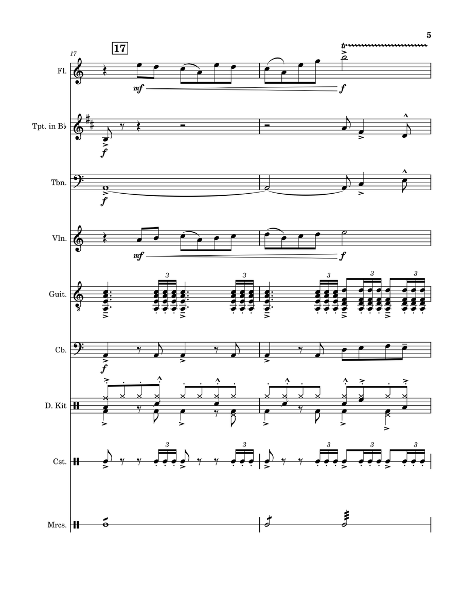 Lone Warrior Lone Warrior Chamber Music scores gallery preview page 6