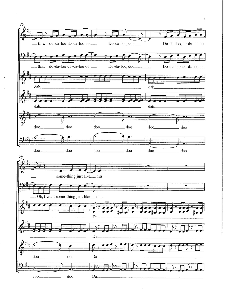 Something Just Like This Something Just Like This 4-Part scores gallery preview page 5
