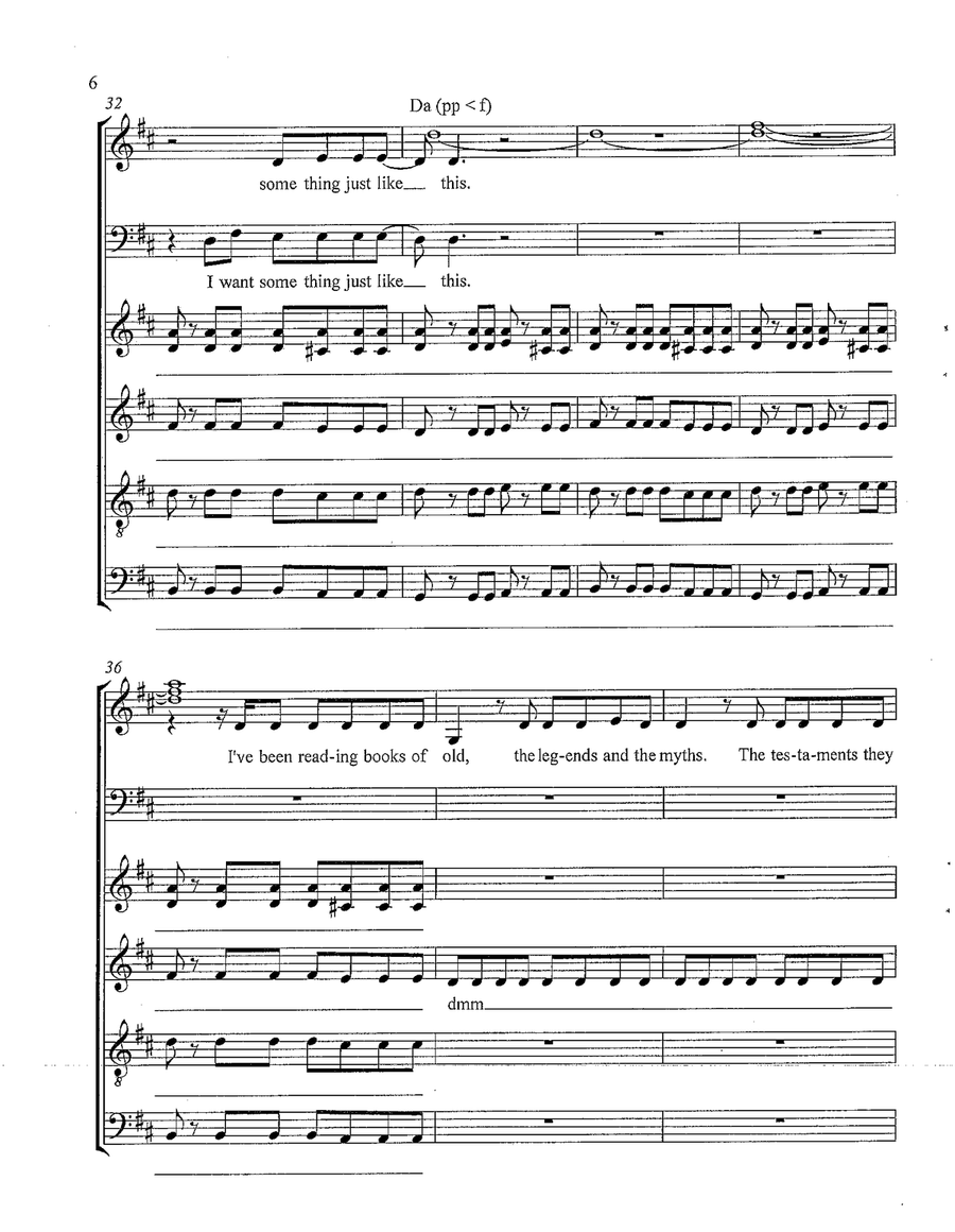 Something Just Like This Something Just Like This 4-Part scores gallery preview page 6