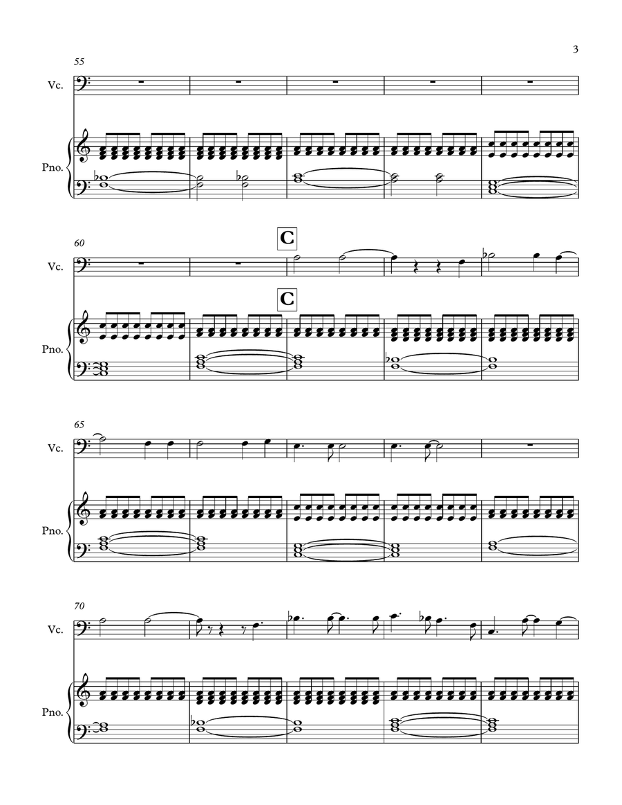 Fix You Fix You Piano scores gallery preview page 3