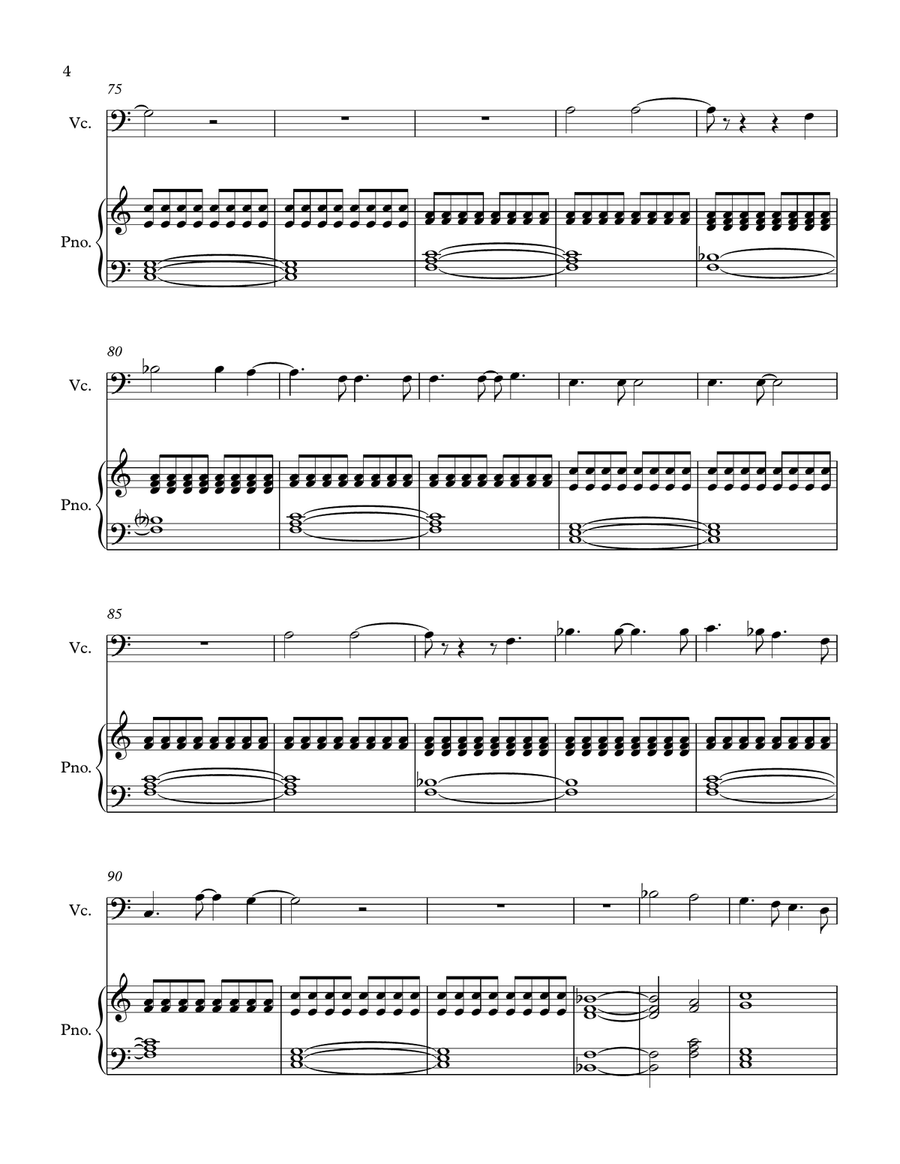 Fix You Fix You Piano scores gallery preview page 4