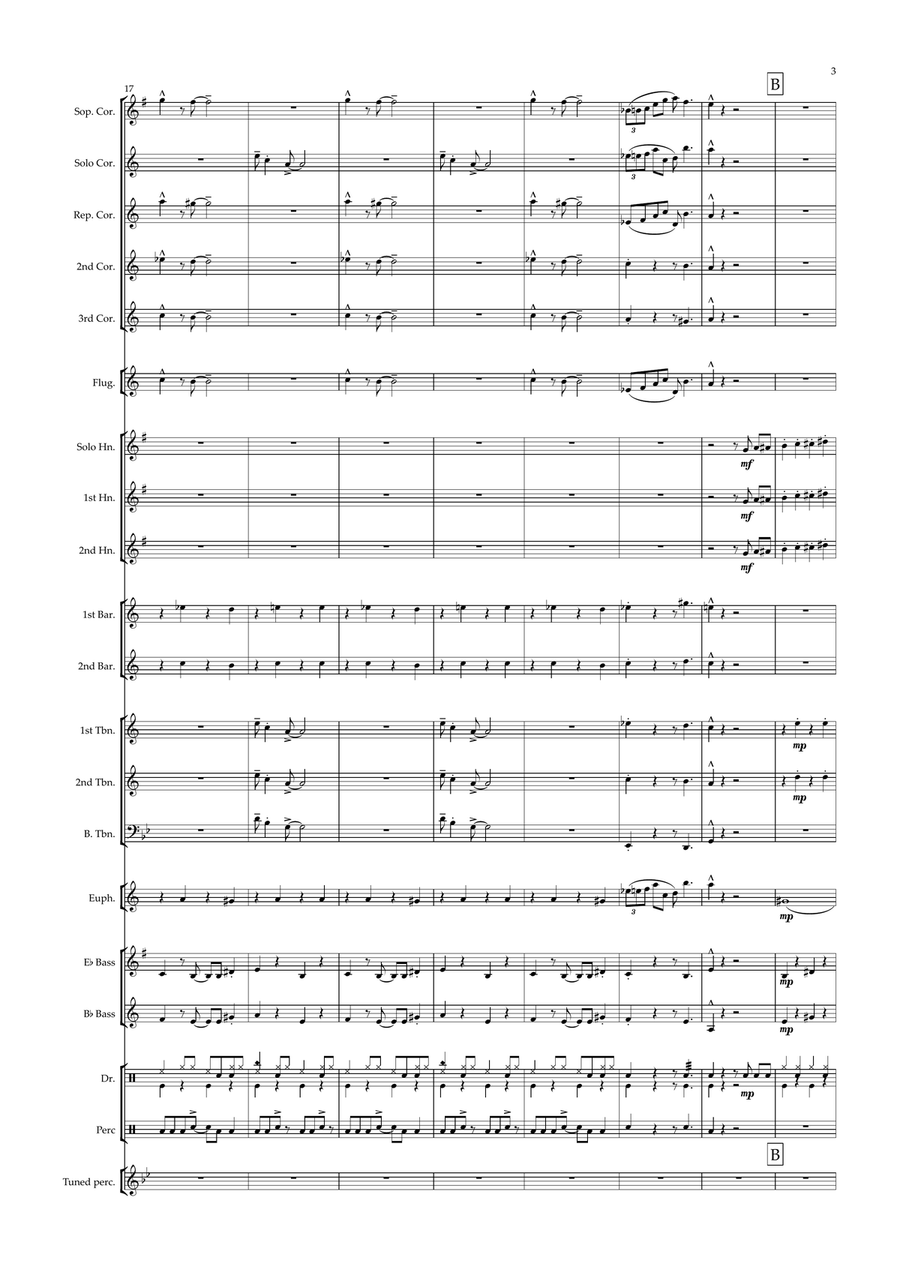 Friend Like Me Brass Band scores gallery preview page 3