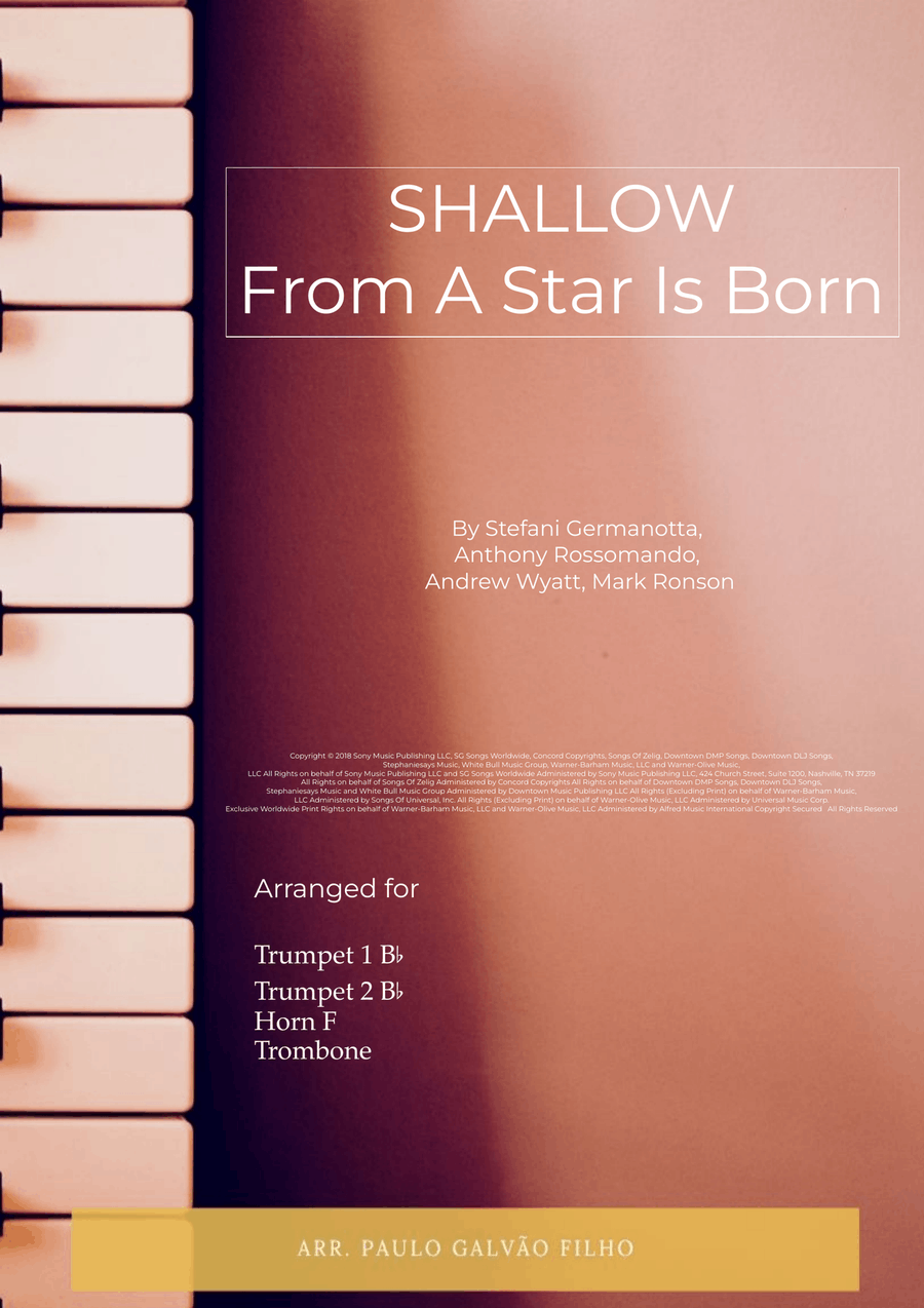 Shallow Shallow Brass Quartet scores gallery preview page 1