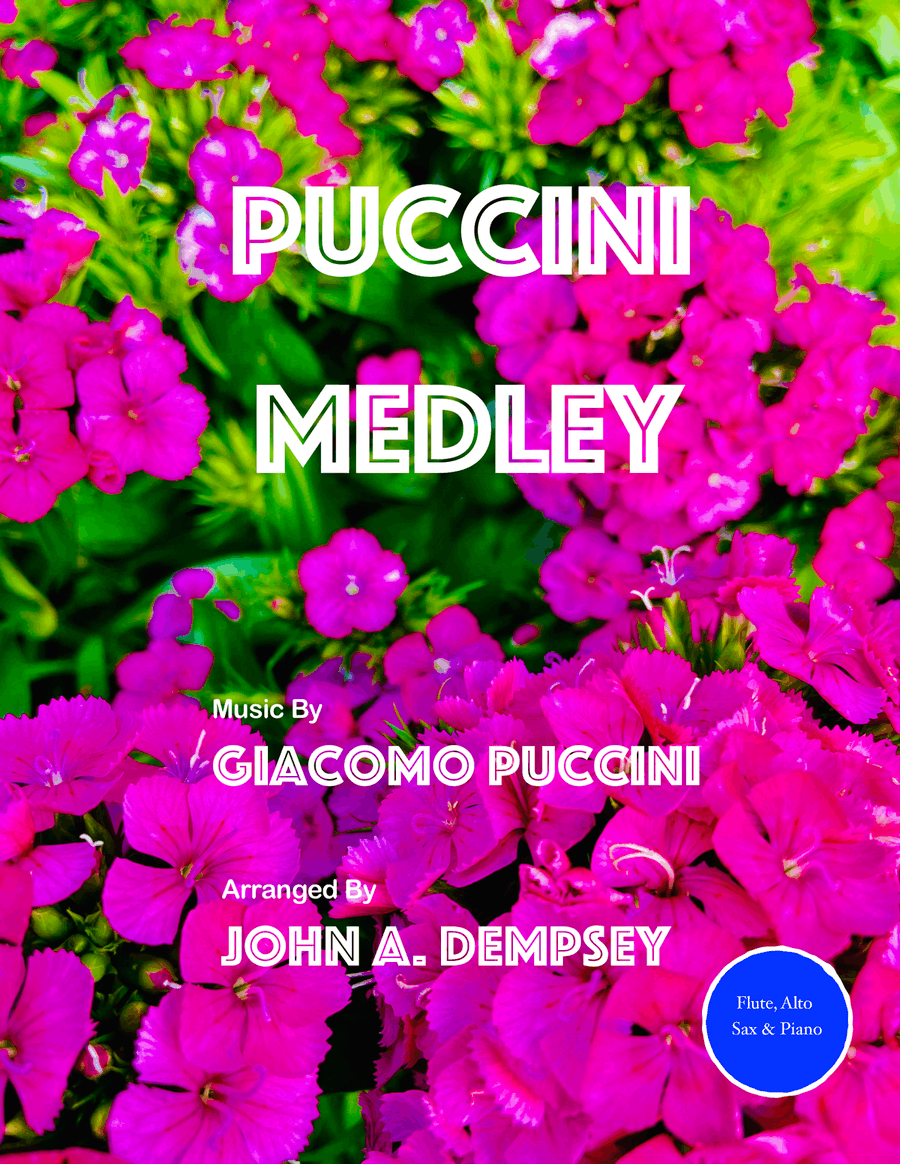 Puccini Medley (Trio for Flute, Alto Sax and Piano) Small Ensemble scores gallery preview page 1