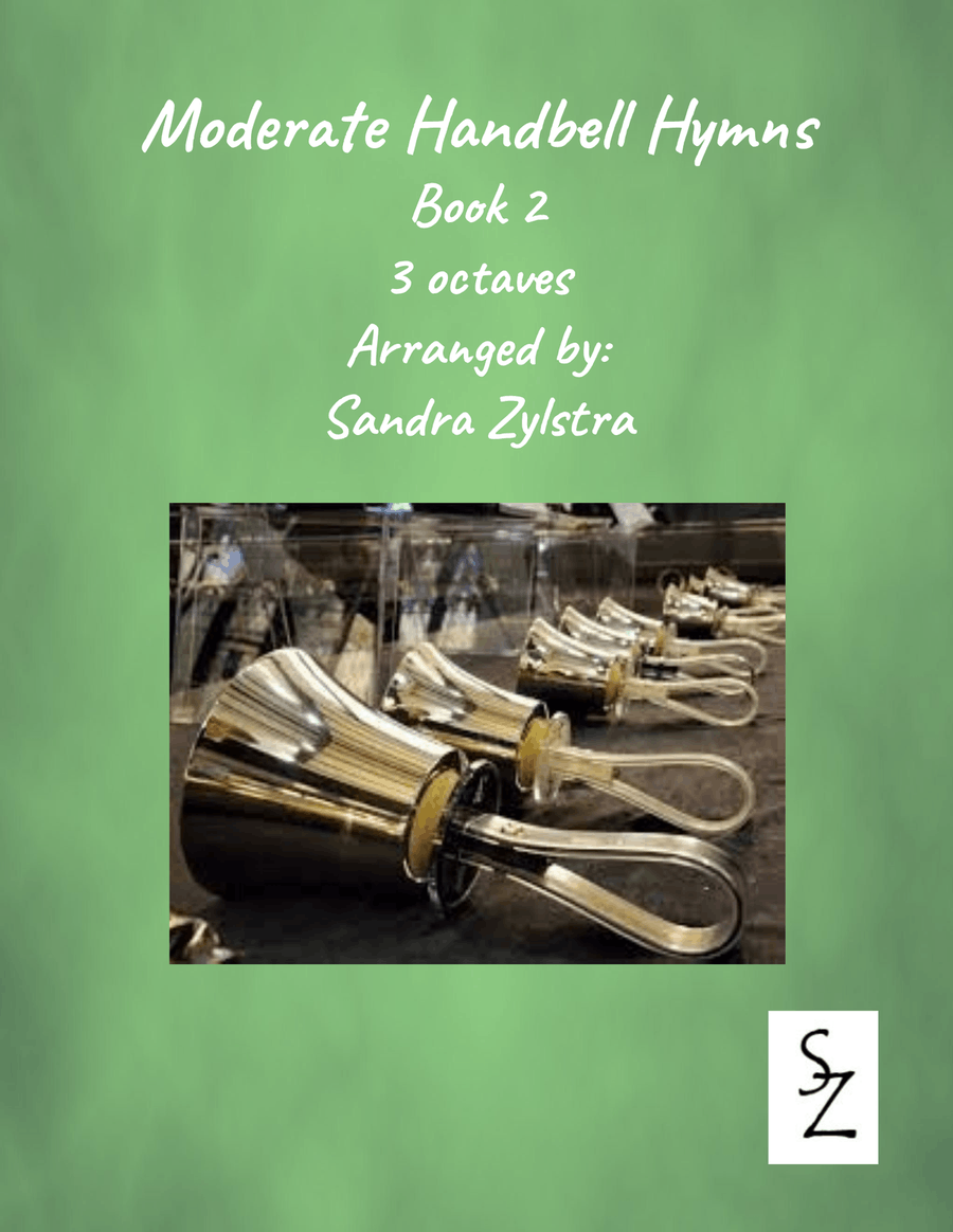 Moderate Handbell Hymns -Book 2 (3 octave handbell hymns) 3-Octaves scores gallery preview page 1