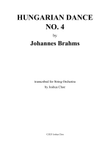 Hungarian Dance No. 4 in f-sharp minor