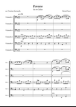 Pavane, op. 50 arranged for cello ensemble (6 Cellos)