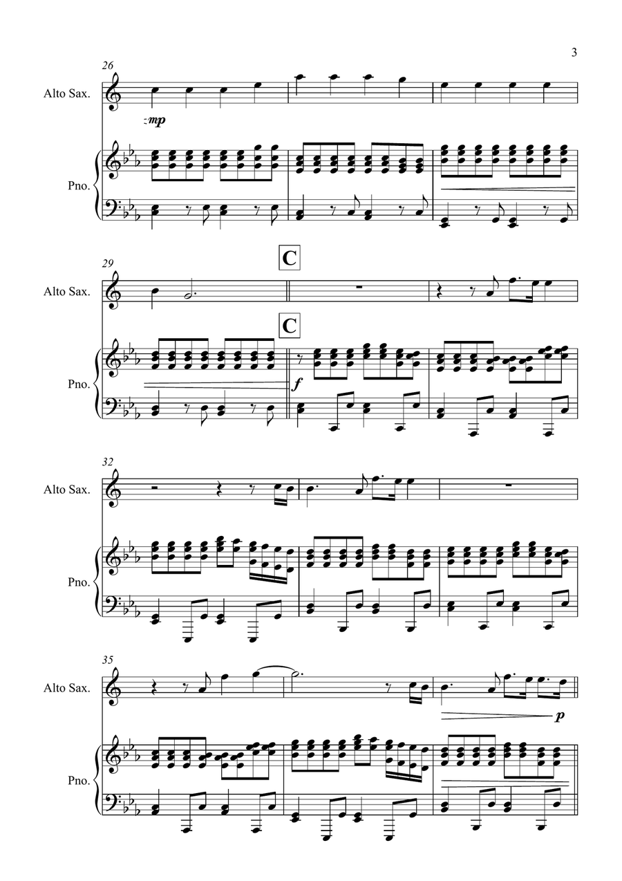 Faded Faded Alto Saxophone scores gallery preview page 3