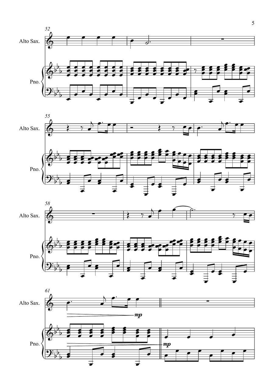 Faded Faded Alto Saxophone scores gallery preview page 5