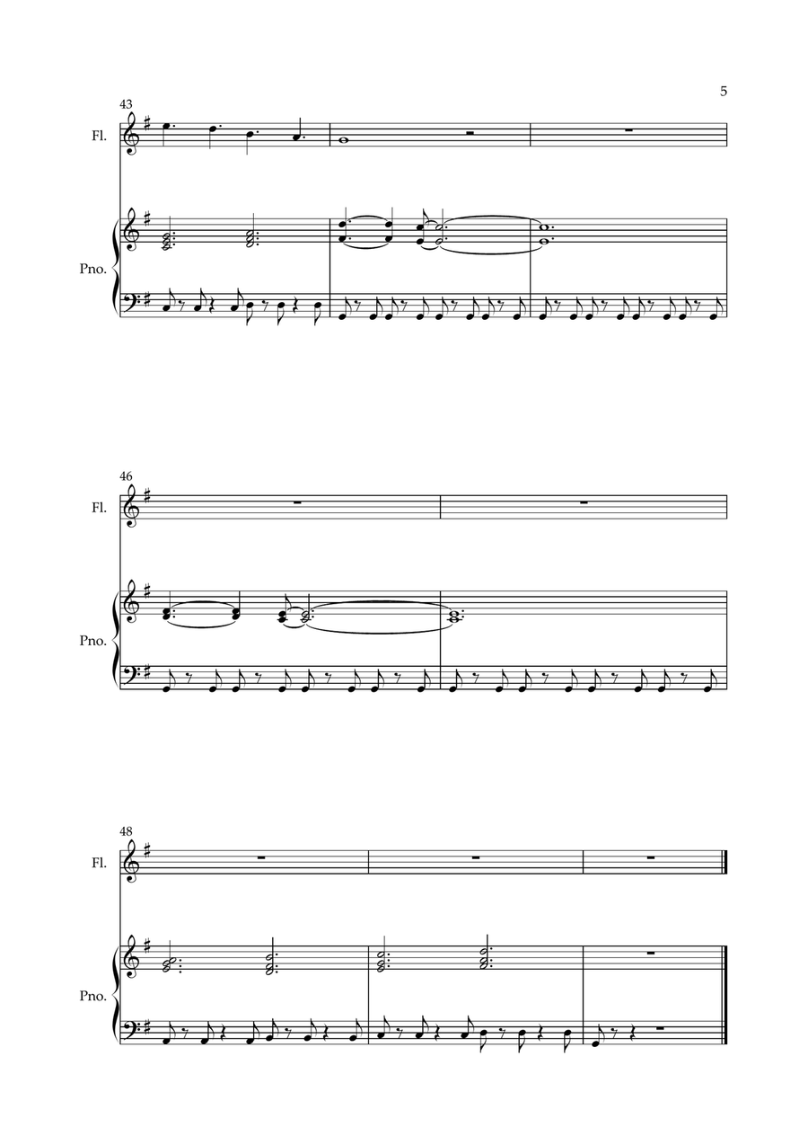 Everybody Wants To Rule The World Flute Solo scores gallery preview page 5
