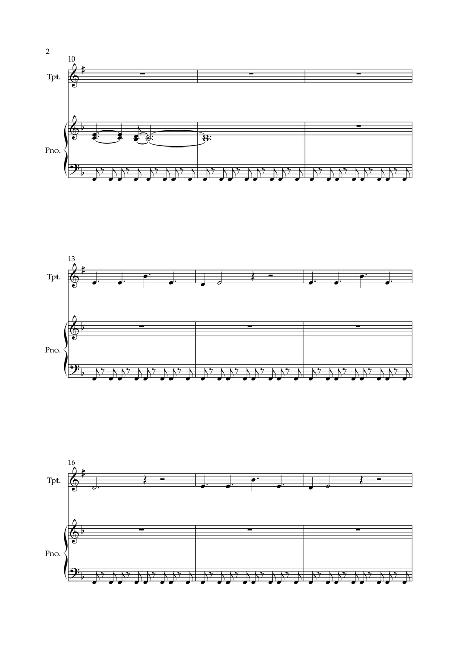 Everybody Wants To Rule The World Trumpet Solo scores gallery preview page 2