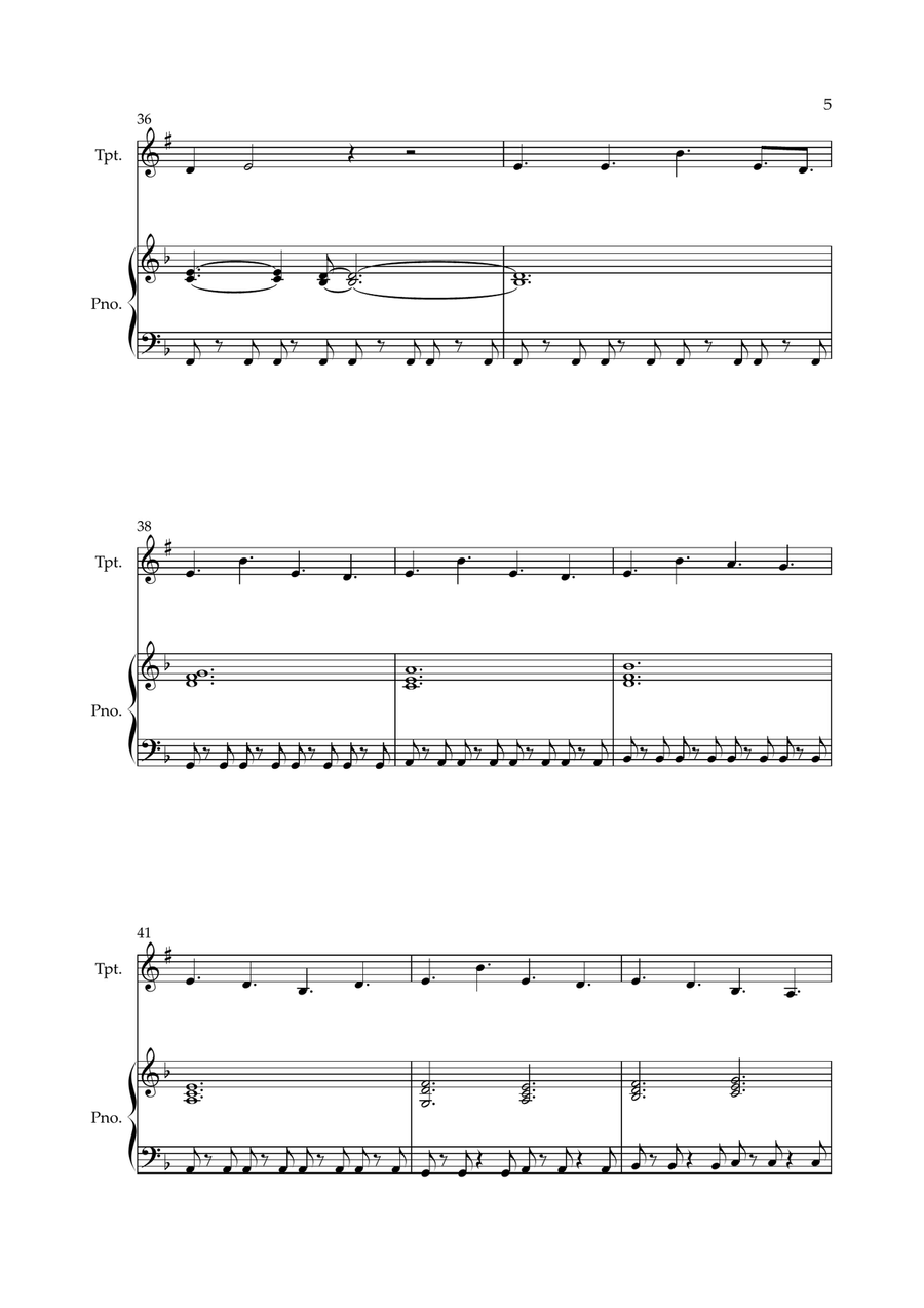 Everybody Wants To Rule The World Trumpet Solo scores gallery preview page 5