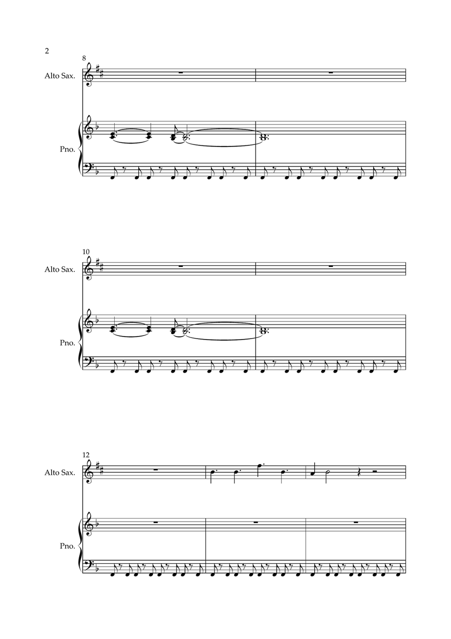 Everybody Wants To Rule The World Alto Saxophone scores gallery preview page 2