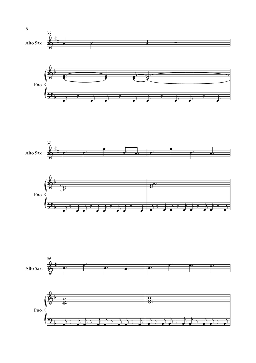 Everybody Wants To Rule The World Alto Saxophone scores gallery preview page 6