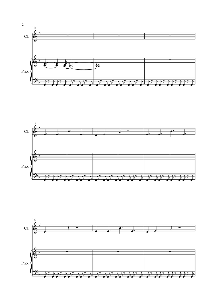 Everybody Wants To Rule The World Clarinet Solo scores gallery preview page 2