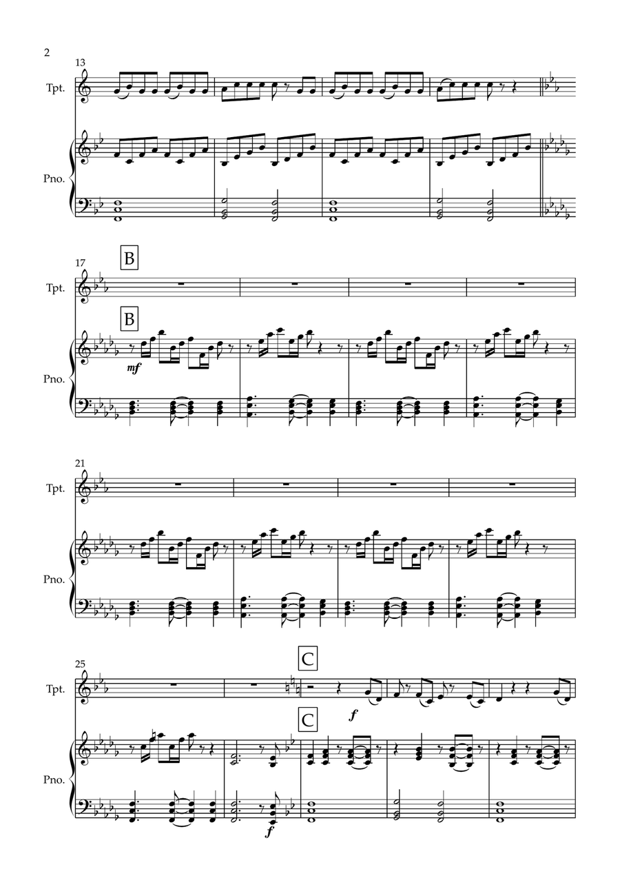 Orinoco Flow Orinoco Flow Trumpet Solo scores gallery preview page 2