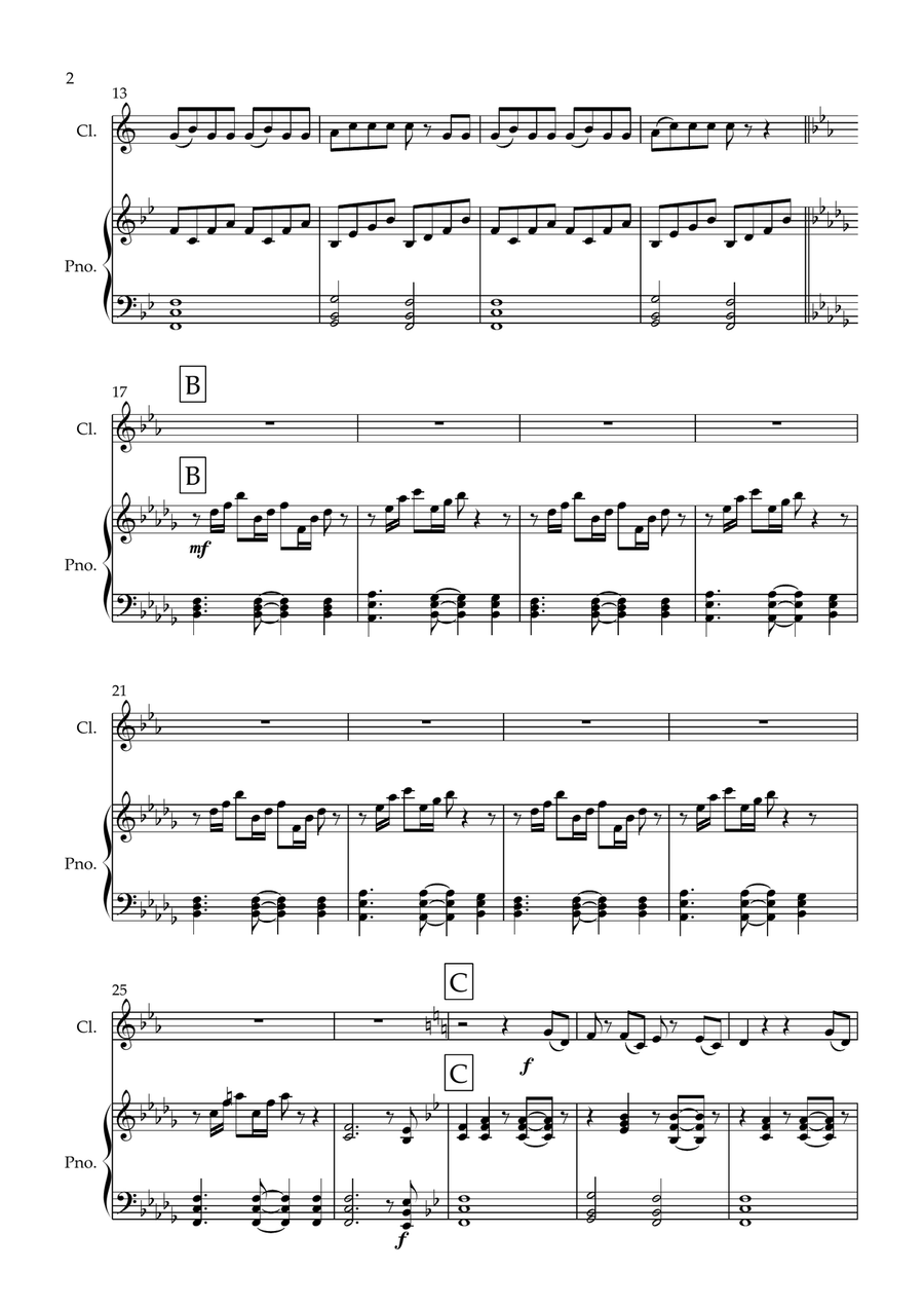 Orinoco Flow Orinoco Flow Clarinet Solo scores gallery preview page 2