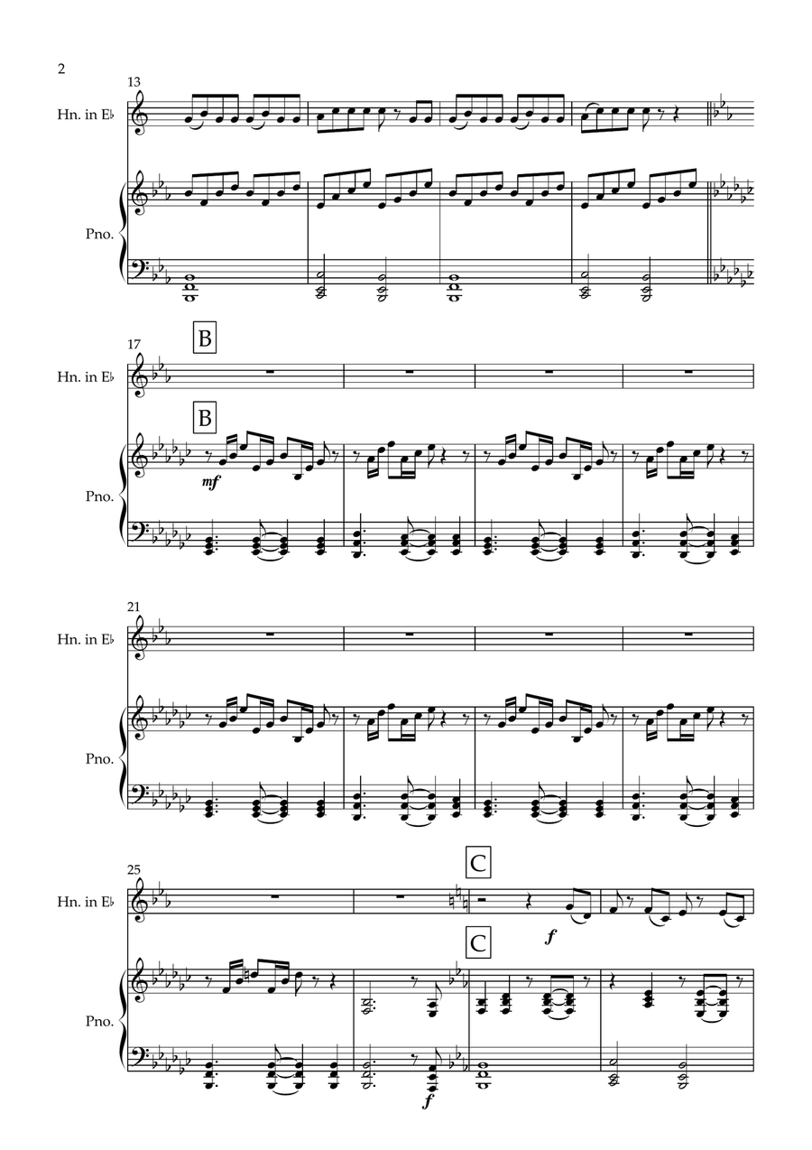 Orinoco Flow Orinoco Flow Horn scores gallery preview page 2