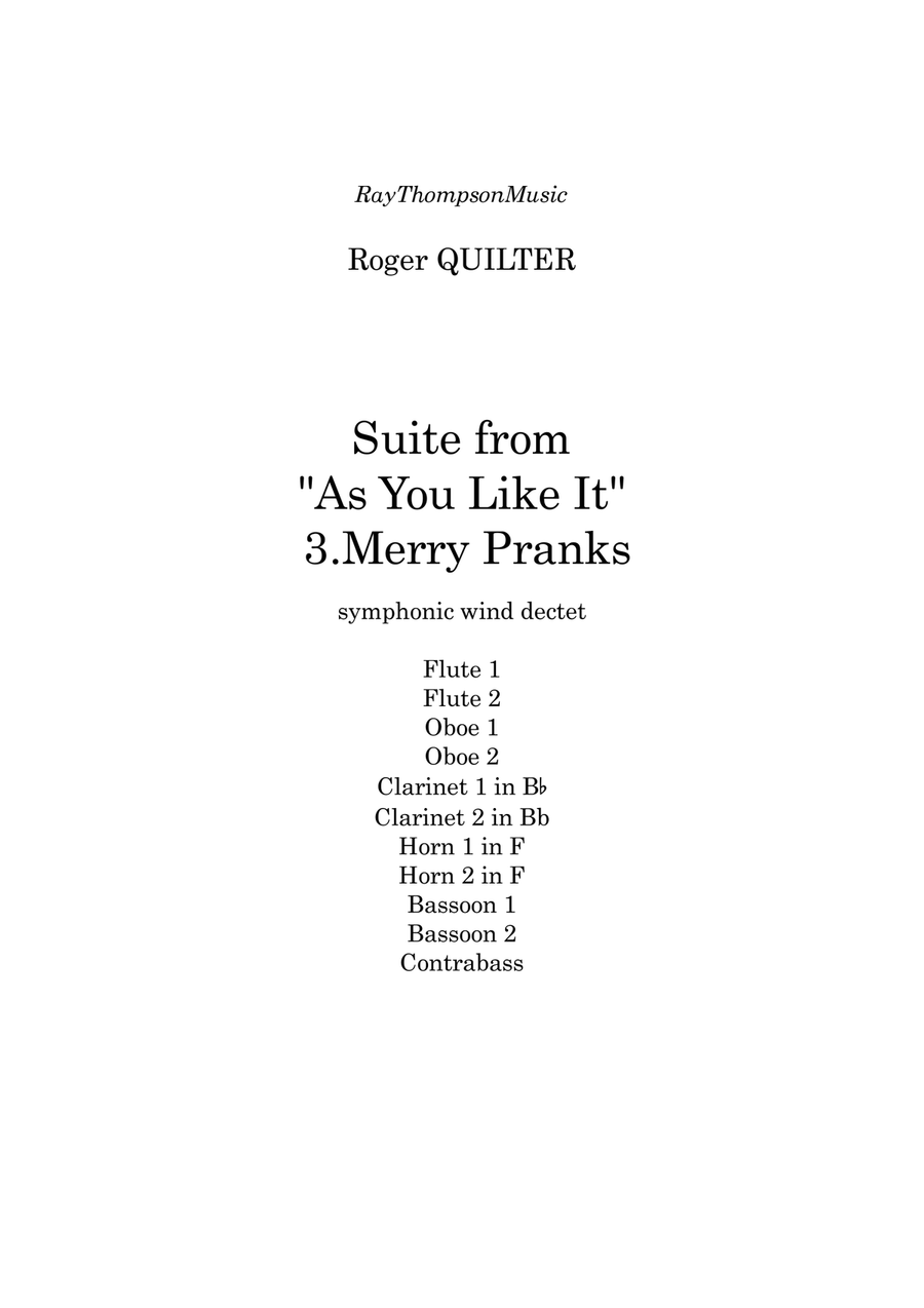 Quilter: Suite from 