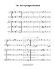 THE STAR-SPANGLED BANNER (USA National Anthem) - for pep band, basketball band, jazz combo