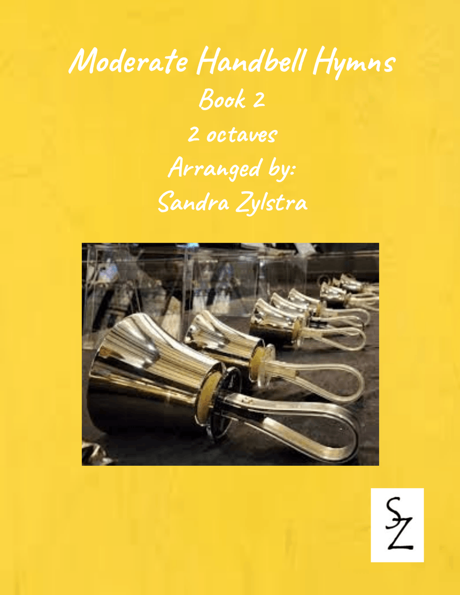 Moderate Handbell Hymns -Book 2 (2 octave handbell hymns) 2-Octaves scores gallery preview page 1
