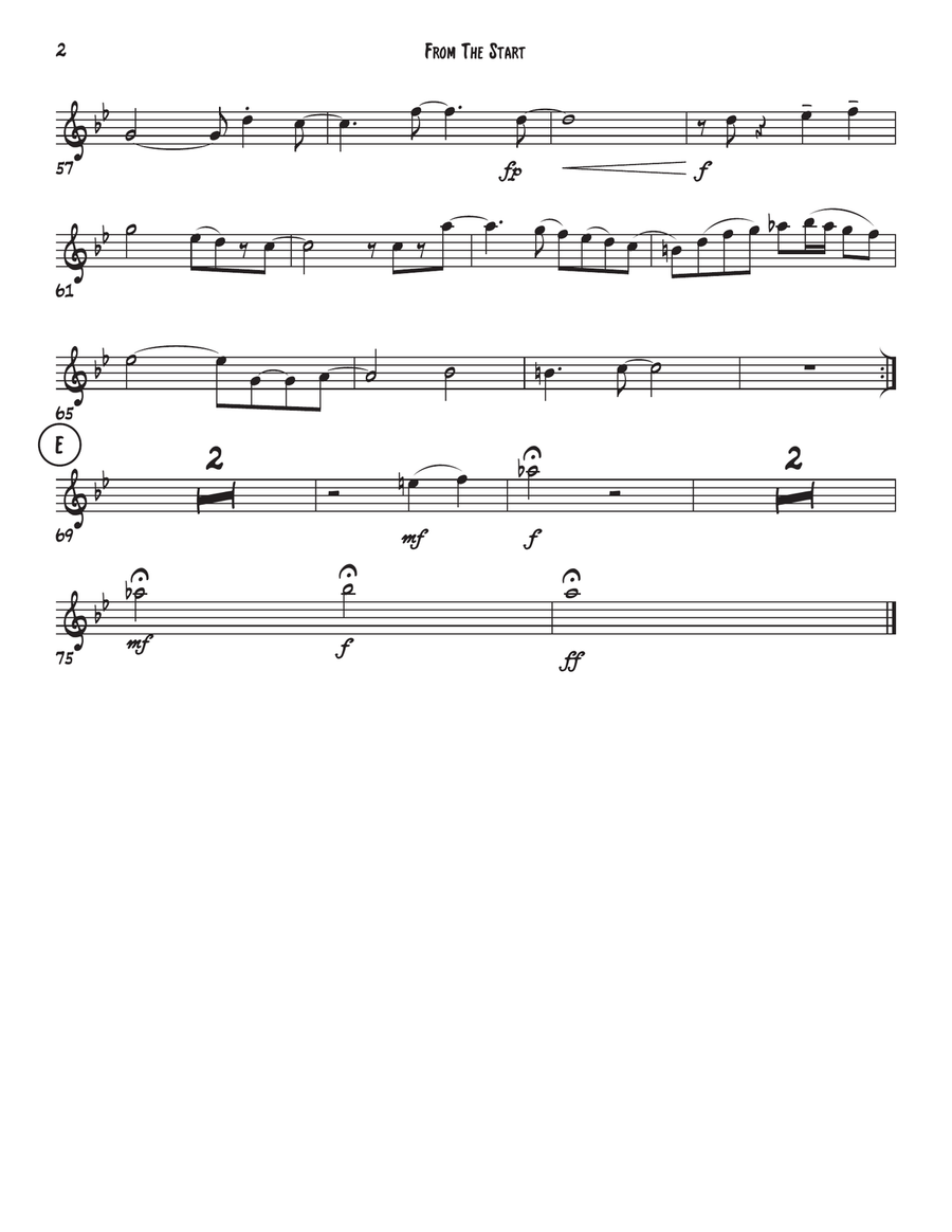 From The Start From The Start Jazz Ensemble scores gallery preview page 2
