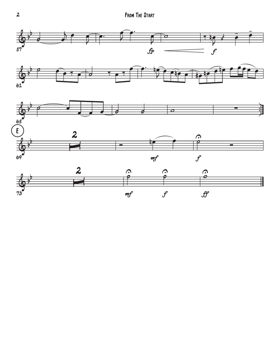 From The Start From The Start Jazz Ensemble scores gallery preview page 4