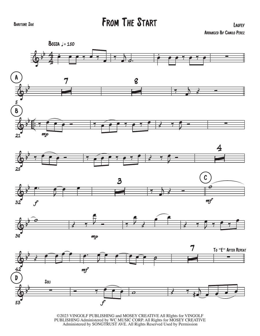 From The Start From The Start Jazz Ensemble scores gallery preview page 5