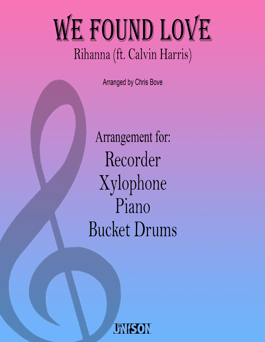 We Found Love Small Ensemble scores gallery preview page 1