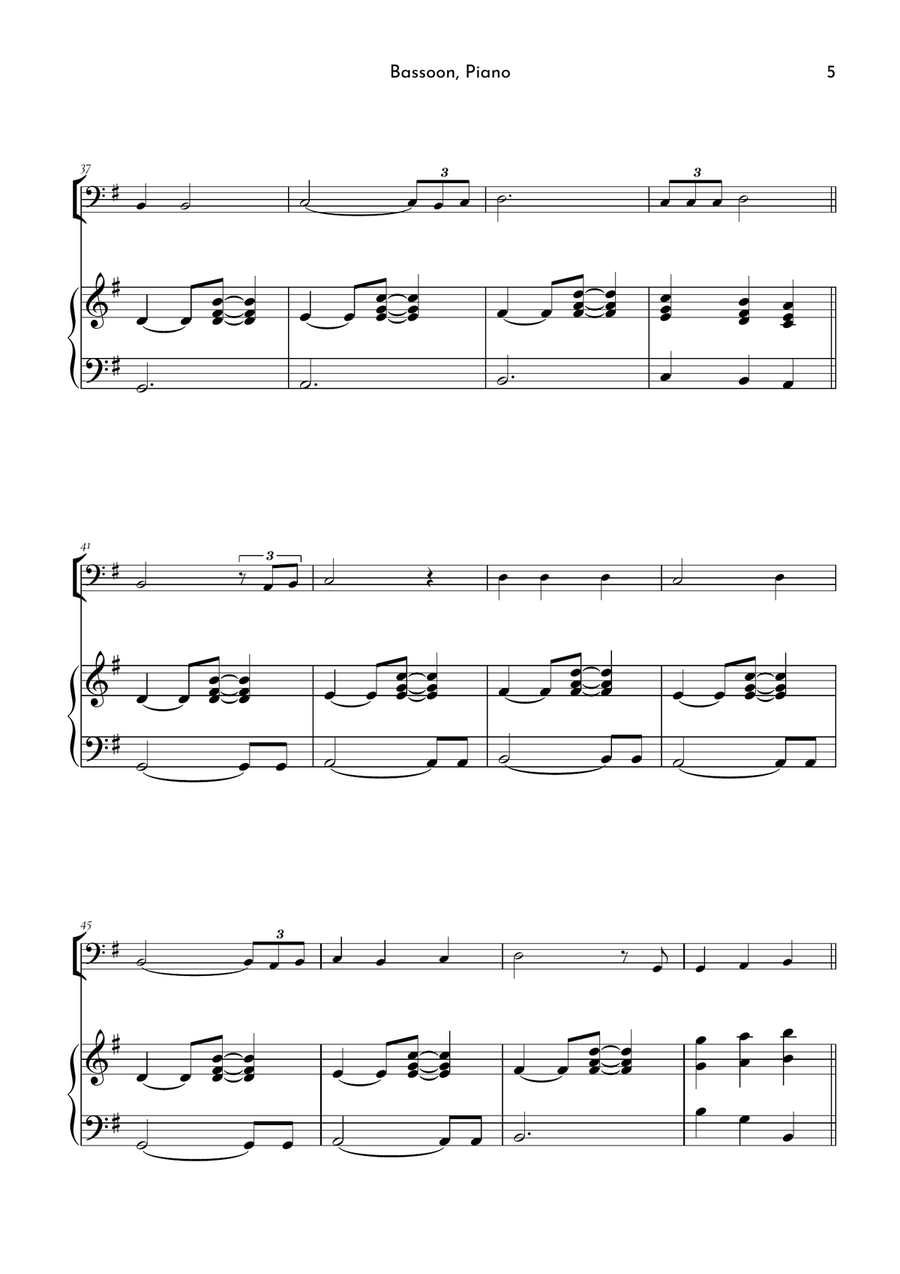 If I Ain't Got You If I Ain't Got You Bassoon scores gallery preview page 5