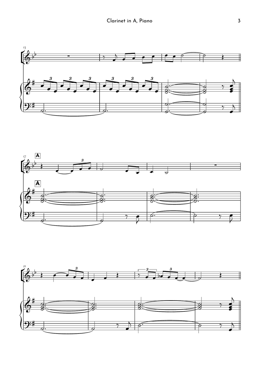 If I Ain't Got You If I Ain't Got You A Clarinet scores gallery preview page 3