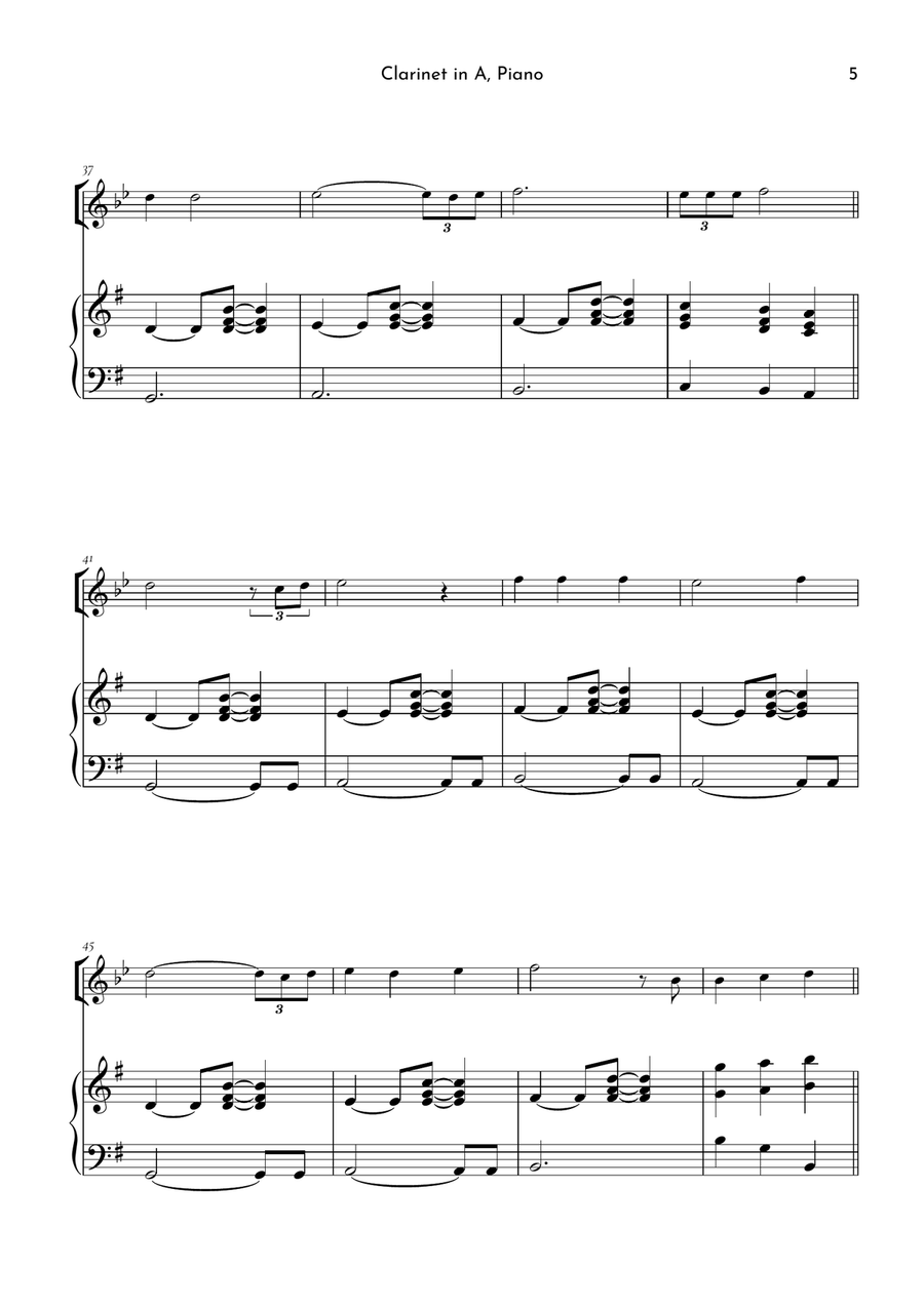 If I Ain't Got You If I Ain't Got You A Clarinet scores gallery preview page 5