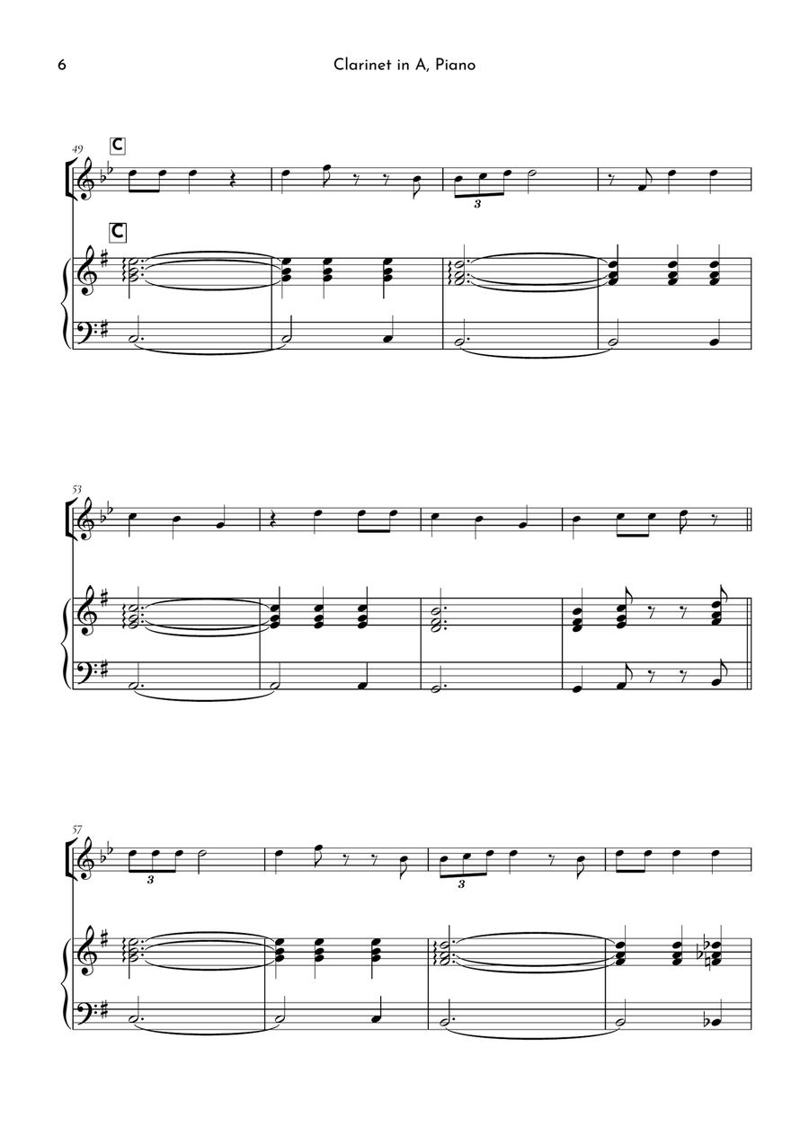 If I Ain't Got You If I Ain't Got You A Clarinet scores gallery preview page 6