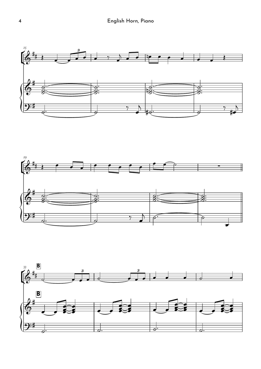 If I Ain't Got You If I Ain't Got You English Horn scores gallery preview page 4